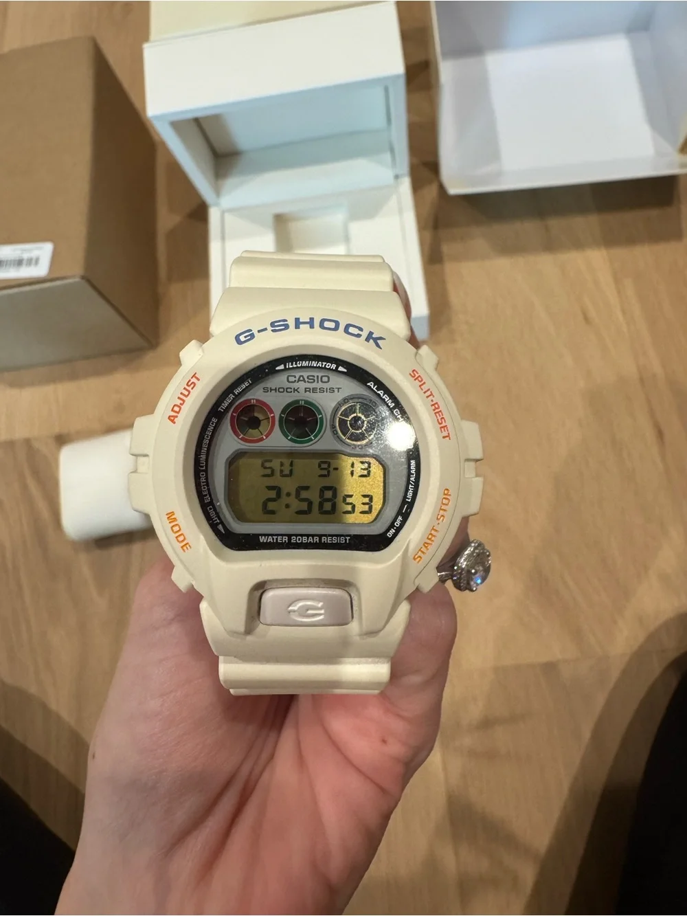 G-Shock x Hodinkee John Mayer White Digital Resin Watch